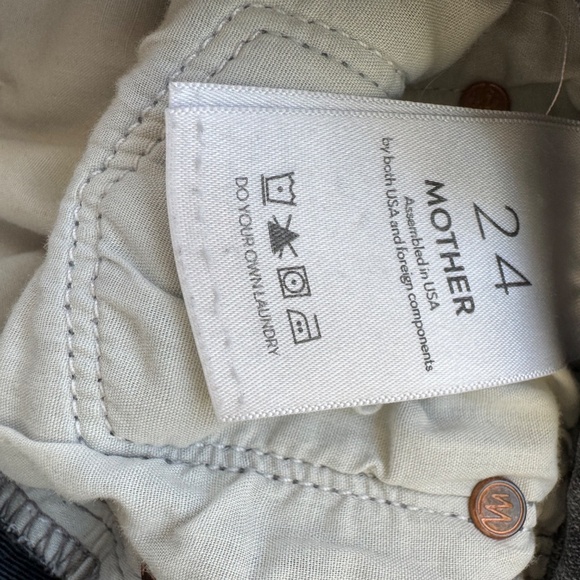 Mother Denim The Rambler Ankle Jeans - Bars & Phrases (Grey) - Picture 12 of 12